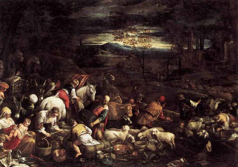 Jacopo Bassano Return of Jacob with His Family